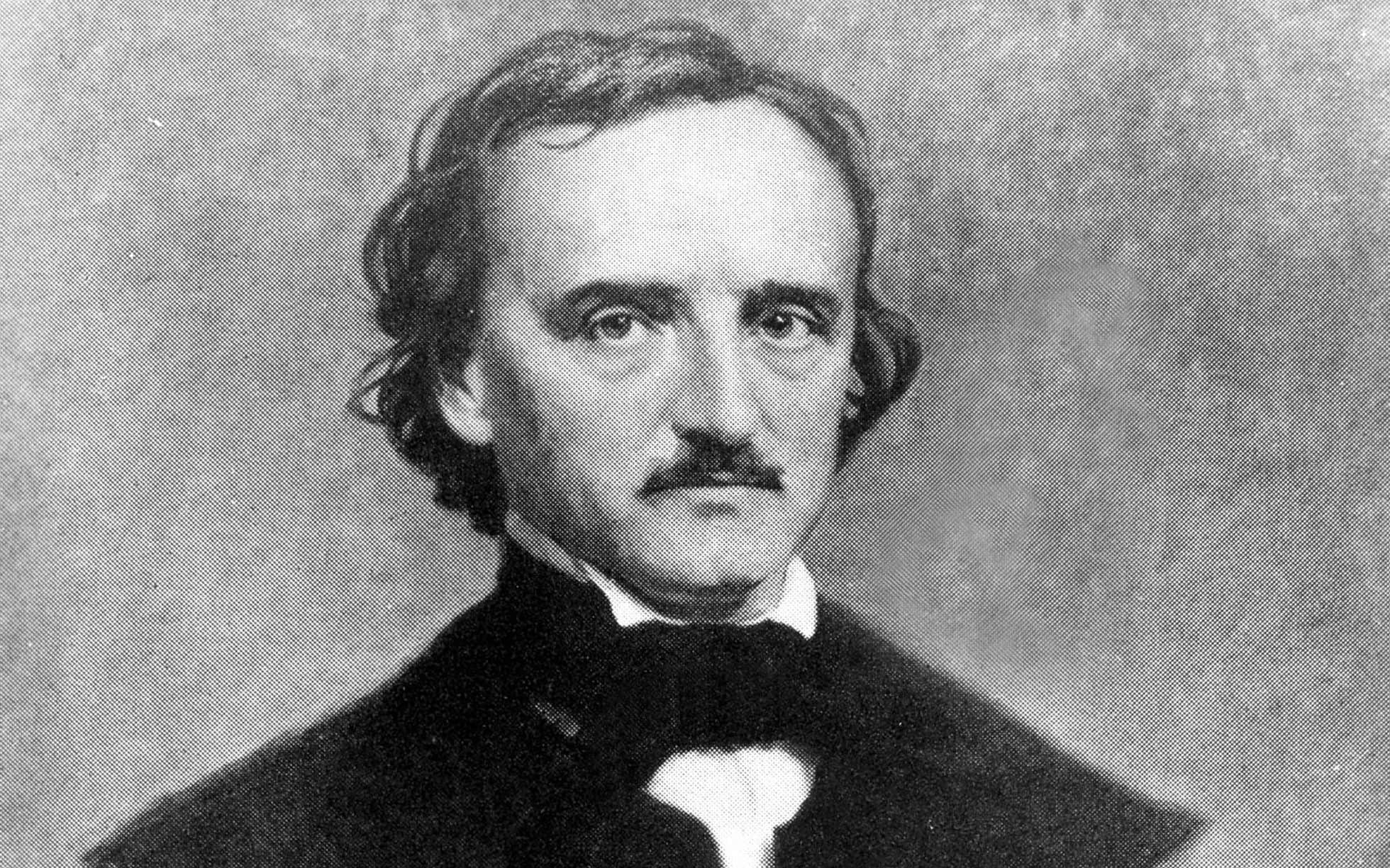 Photographie en noir et blanc d'Edgar Allan Poe.