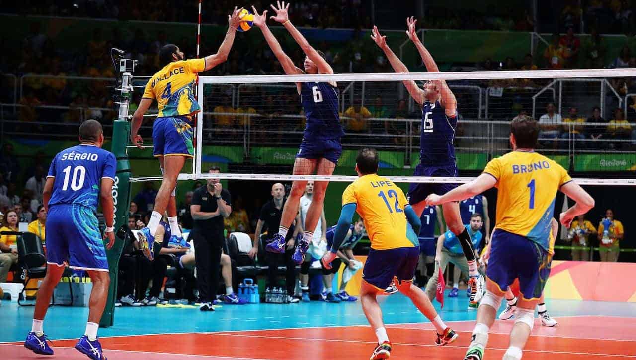 Séance de volley entre profs photo