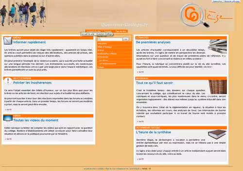 Travaux pratiques : lancement de Question-College.fr photo