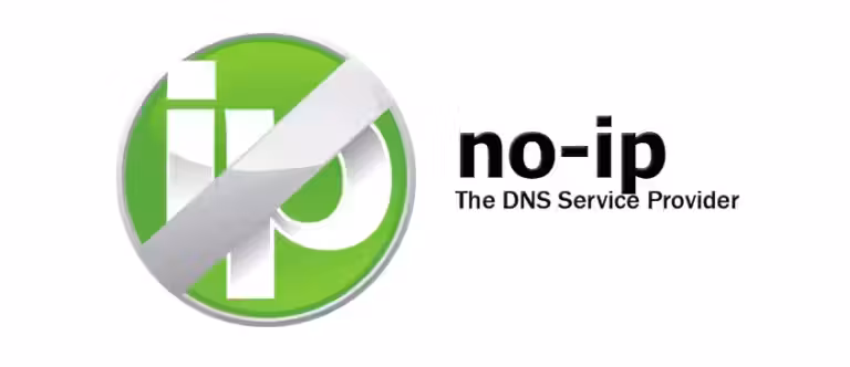 No-IP, logo, banner