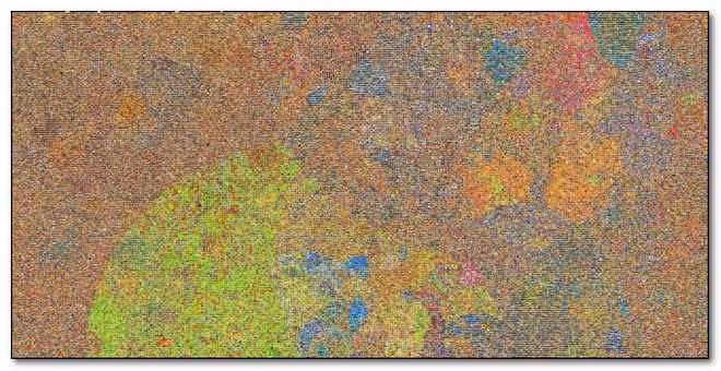 Une carte visuelle et sémantique de la langue anglaise photo
