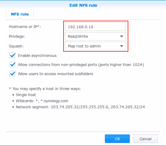 NAS Synology : mapper un répertoire du NAS sur un répertoire local sous Ubuntu photo 1