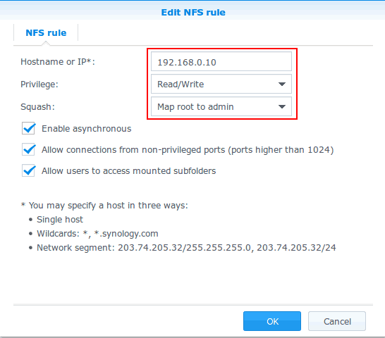 NAS Synology : mapper un répertoire du NAS sur un répertoire local sous Ubuntu photo 1