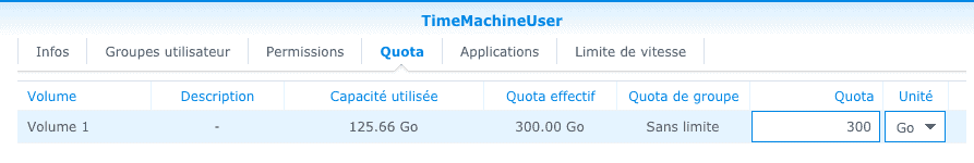 Utiliser un NAS Synology comme disque Time Machine sous MacOS photo 6