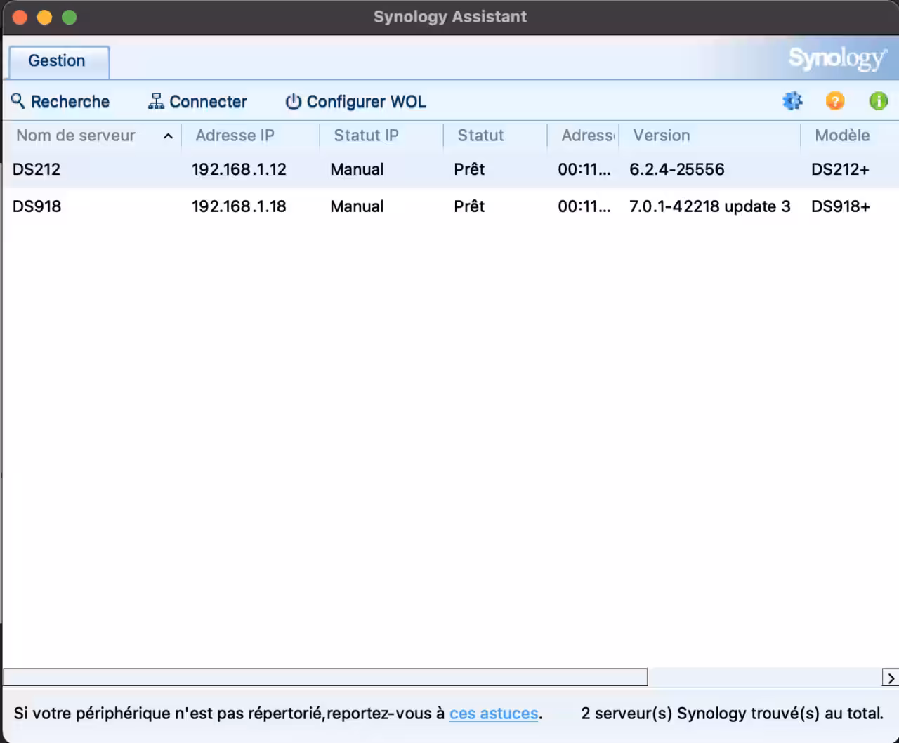 synology assistant