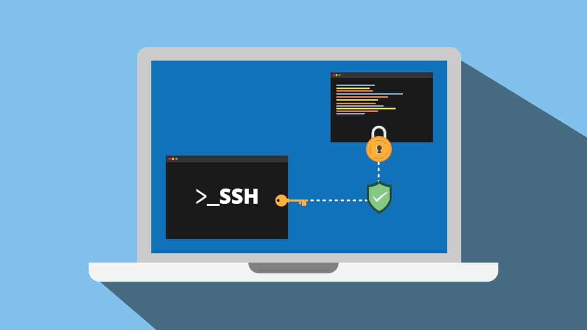 ssh secure shell laptop