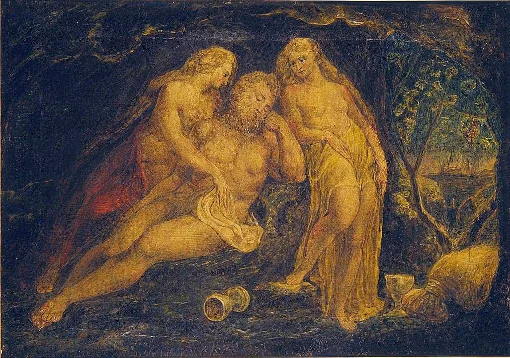 William Blake's Lot and His Daughters