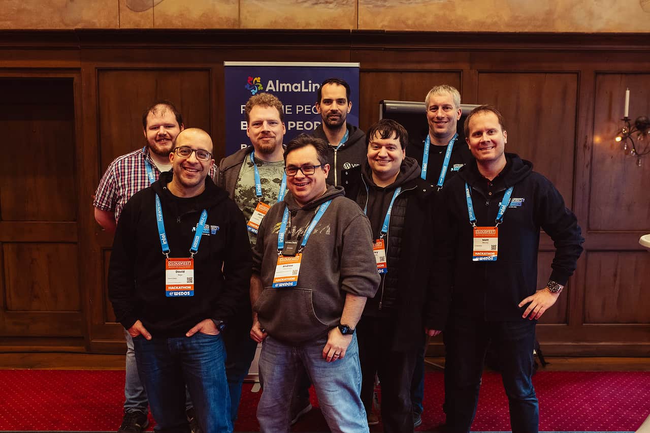 Our hackathon team for the MariaDB catalogs!