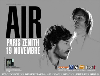Concert d'Air au Zenith de Paris