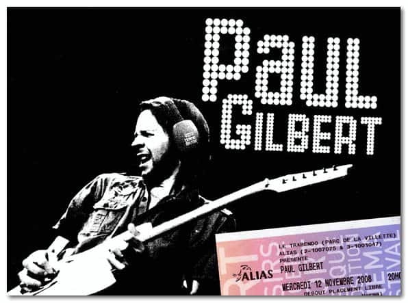 Concert de Paul Gilbert au Trabendo photo