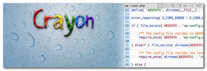 WordPress : afficher les accents dans des blocs texte colorisés par Crayon Syntax Highlighter photo