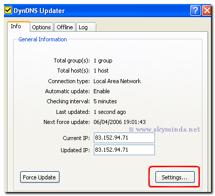 DynDNS client