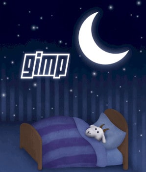 gimp-lamb-night