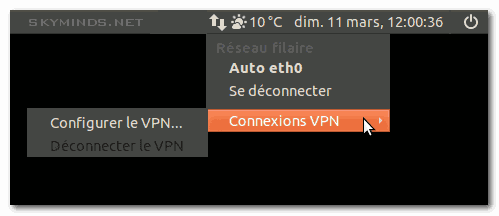 gnome connexion vpn