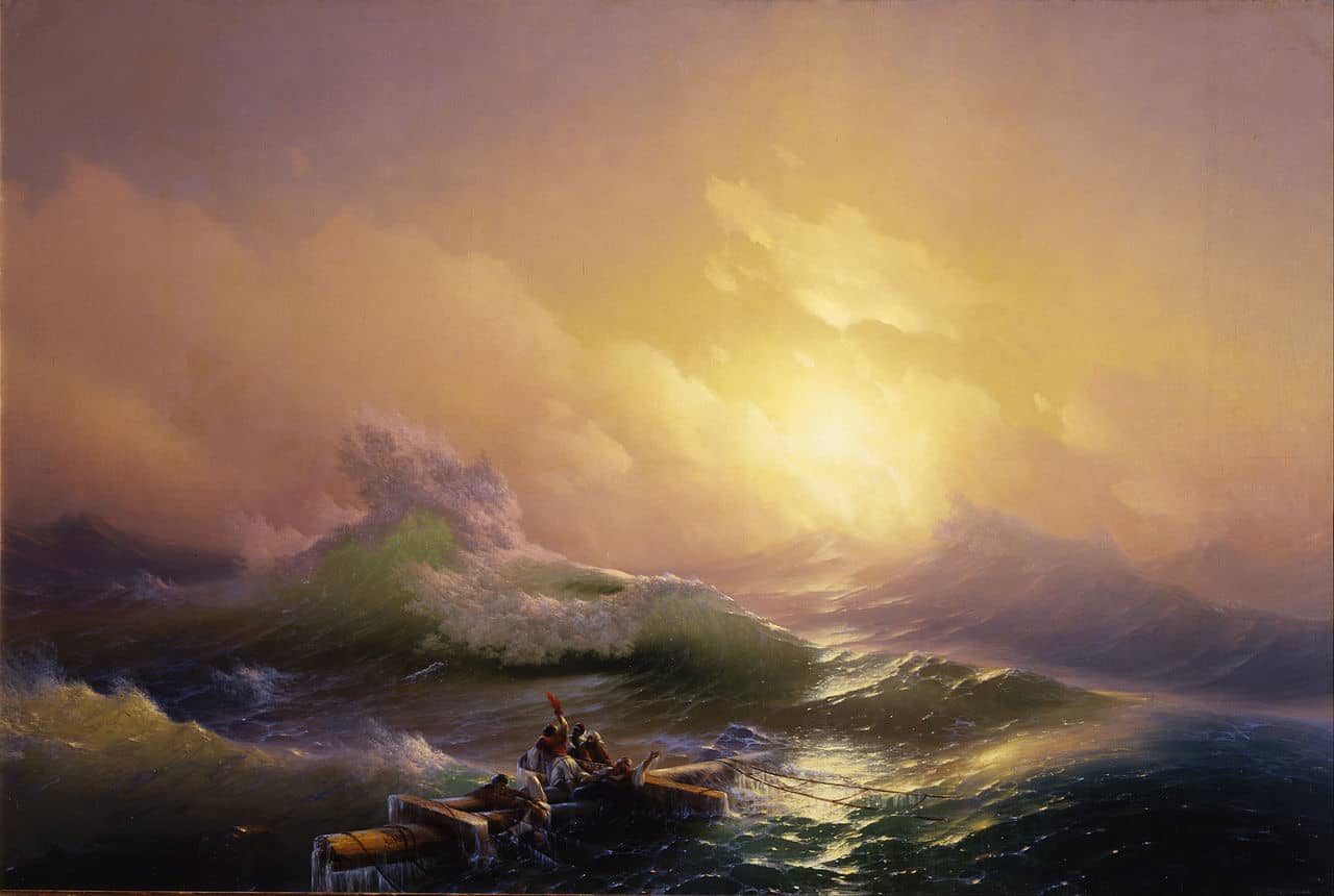 Ivan Aivazovsky - The Ninth Wave, 1850