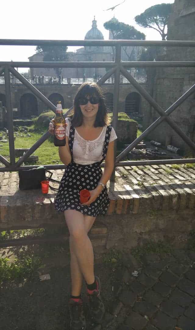 Cécile et sa bière