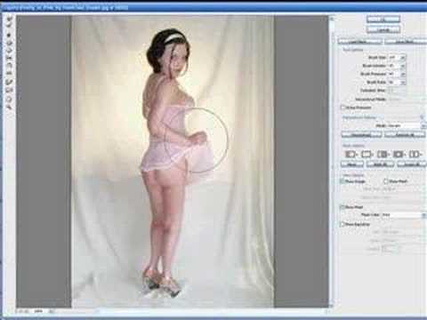 Speed Photoshopping : from fat to fit photo