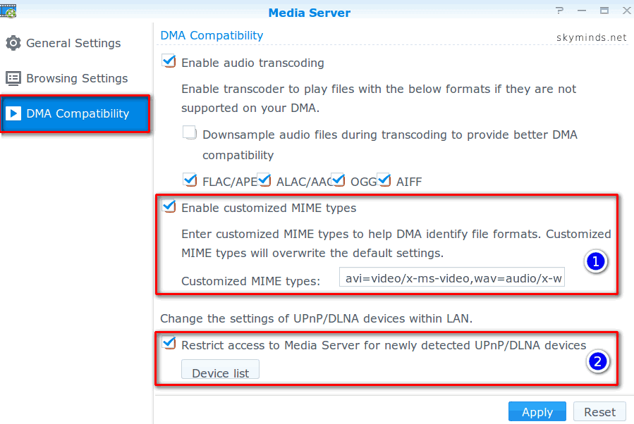 Freebox : lire une vidéo avec un fichier de sous-titres en DLNA depuis un NAS Synology photo 1