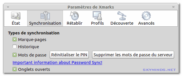 xmarks sync