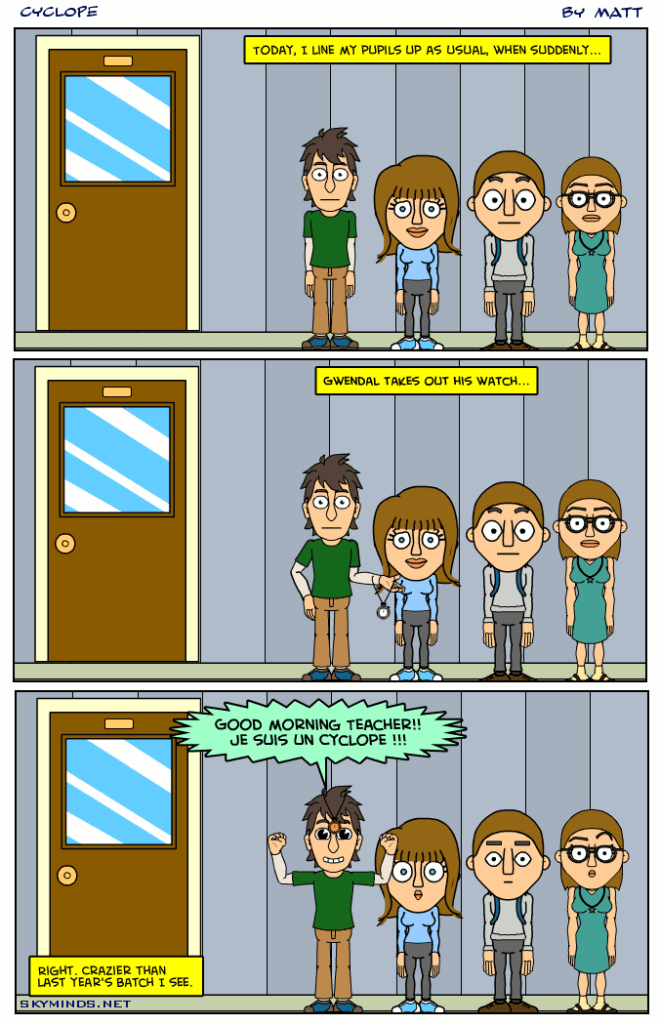 Dialogues with Mister B. : "cyclope" photo