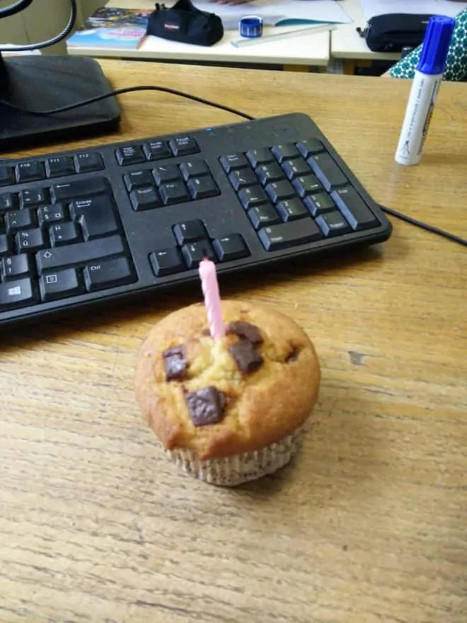 In lycée with Mister B. : &quot;un muffin pour fêter nos 1 an!&quot; photo